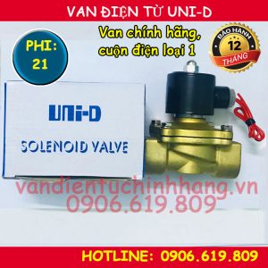 Van điện từ nước UNID phi 21 (UW-15)