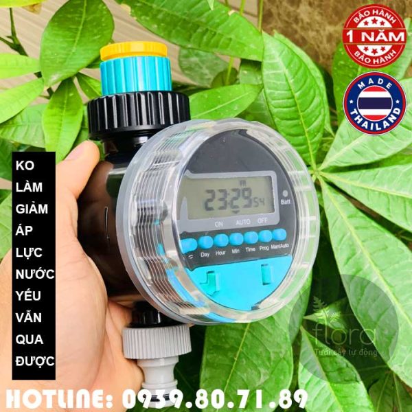 Van khóa nước hẹn giờ tưới cây tự động chạy pin Malee ML-6121