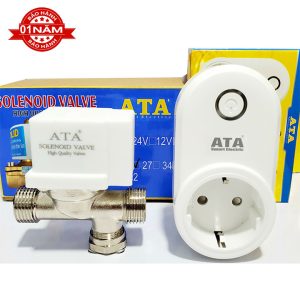 Bộ van hẹn giờ wifi bật tưới cây từ xa qua điện thoại ATA TĐW-04