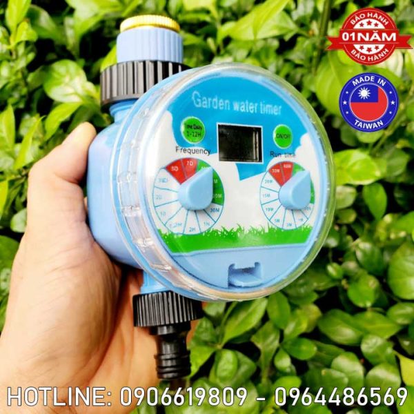 Đồng hồ hẹn giờ tưới cây tự động dùng pin Taiwan W-2712